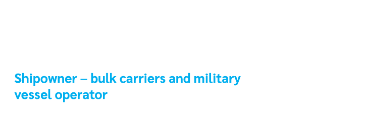 “ The team is a credit to the industry.” Shipowner – bulk carriers and military vessel operator