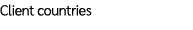 Client countries